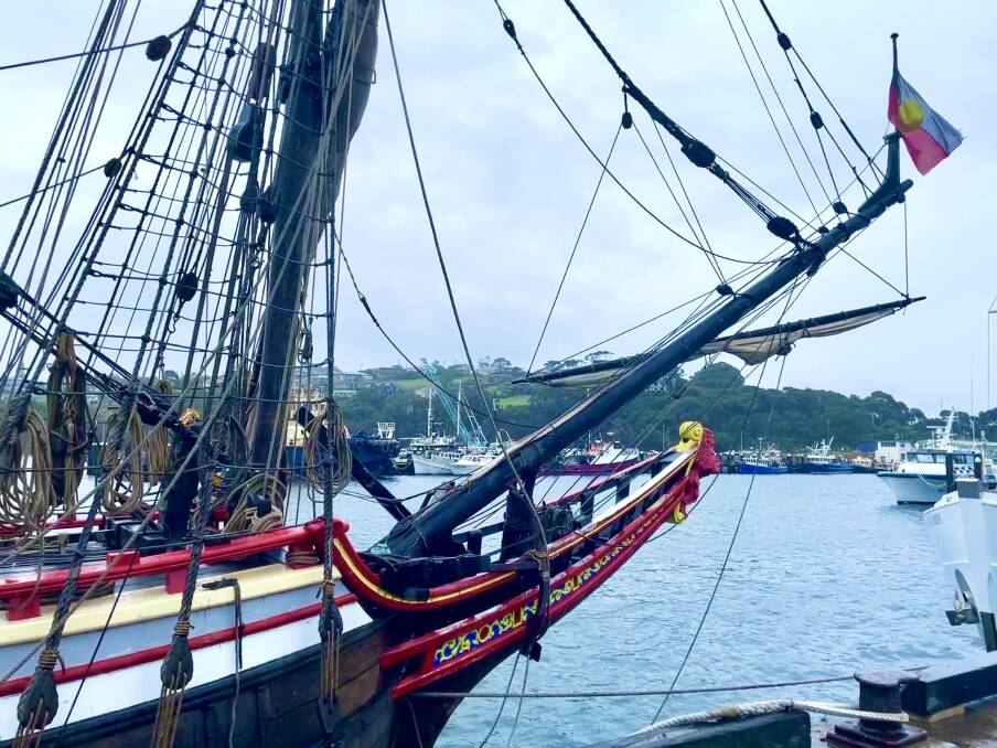 The Duyfken ship shares historical links between Australia, Indonesia and the Netherlands. Picture by Amandine Ahrens.
