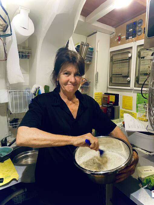 Meet the chef aboard the Duyfken ship, Paula Tinney. Picture by Amandine Ahrens