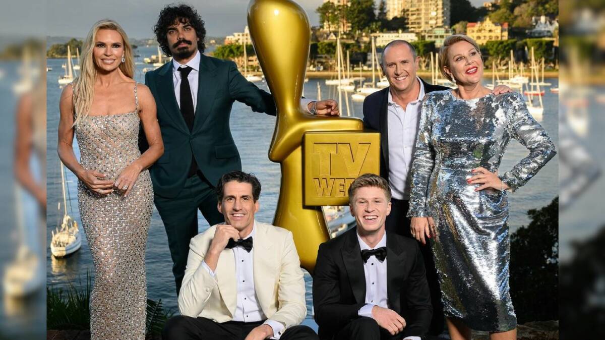 Gold Logie nominees from left to right: Sonia Kruger, Tony Armstrong, Andy Lee, Robert Irwin, Larry Emdur and Julia Morris. (Asher Keddie not pictured). Picture by Andy Lee/Instagram