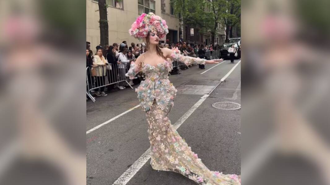 Fragile red carpet fashion at 'The Garden of Time' Met Gala 2024
