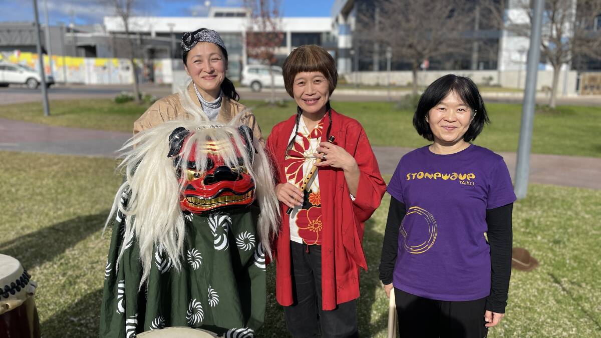 Performers from 2023's mid-winter Japanese Festival in Littleton Gardens, Bega. Picture by Jimmy Parker