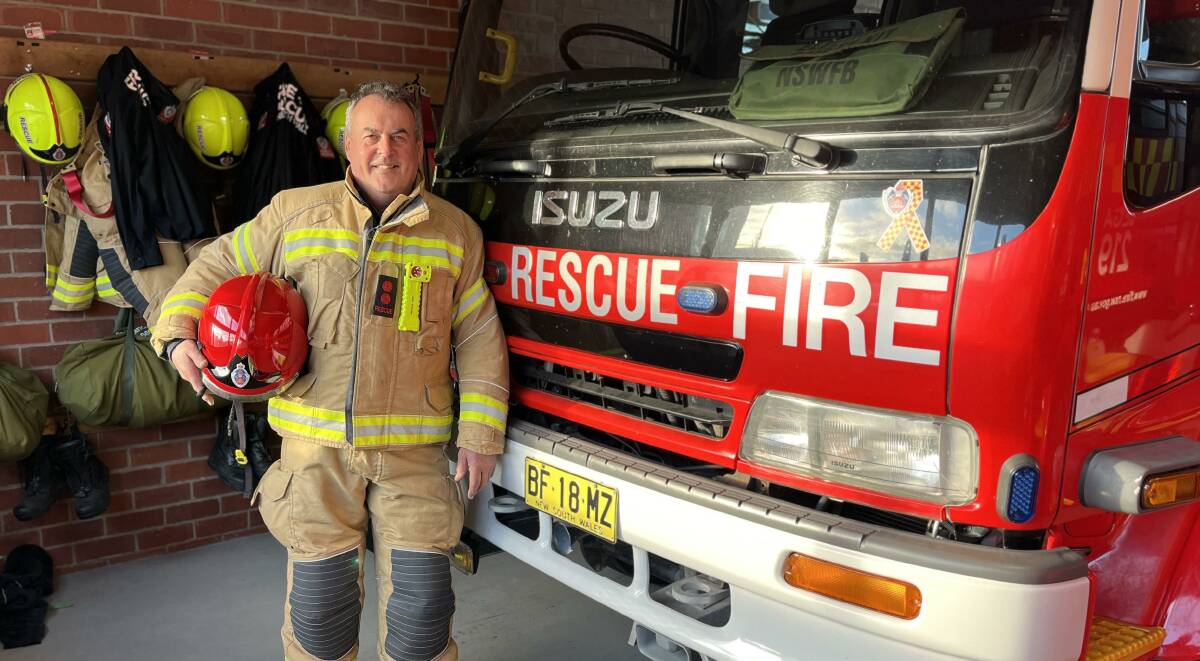 Fire and Rescue NSW Bega captain Gerard Hanscombe. Picture by Jimmy Parker