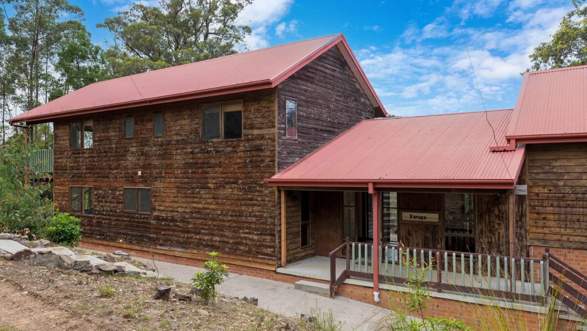 Brick clad in western cedar gave the property a 'quirky' look. Picture supplied.
