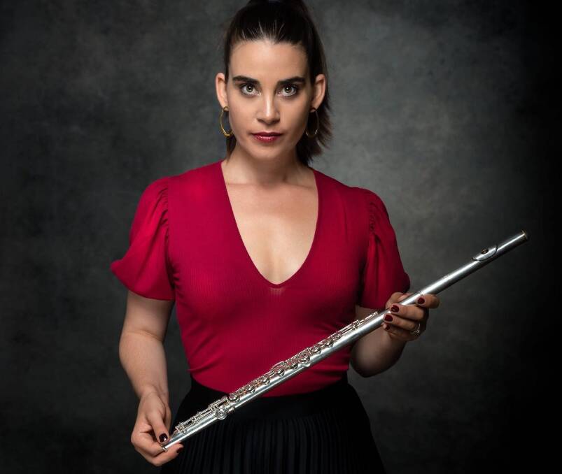 Flautist Ana De La Vega. Picture supplied