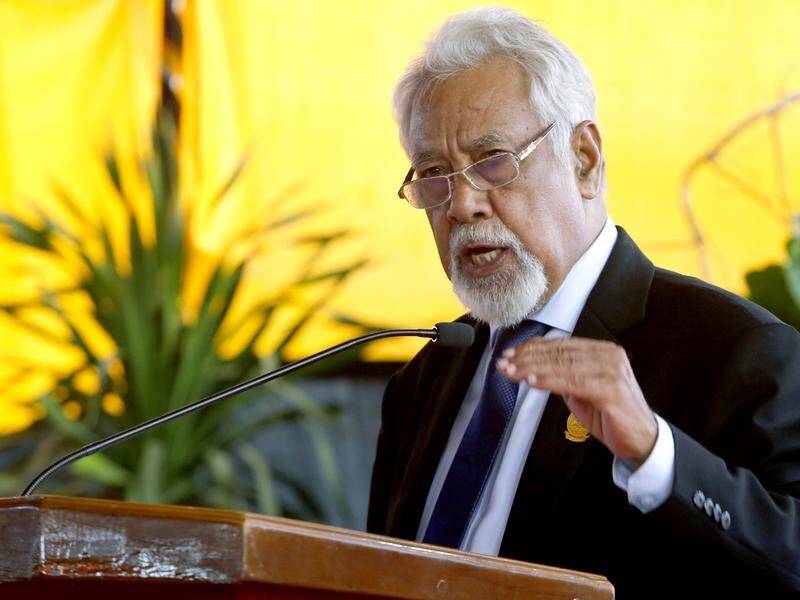 East Timorese Prime Minister Xanana Gusmao has vowed to "bring prosperity to the Timorese people". (AP PHOTO)
