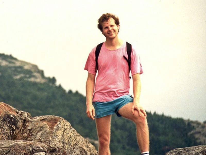 US mathematician Scott Johnson's body was found at the base of a cliff in Sydney in 1988. (PR HANDOUT IMAGE PHOTO)