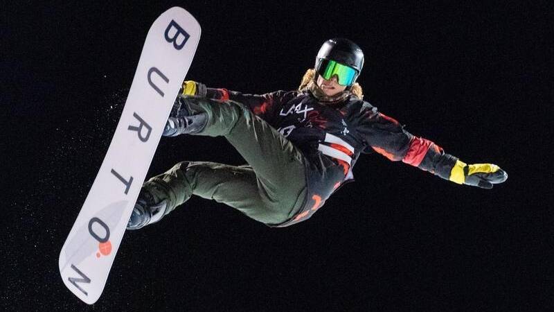 Australian snowboard star Valentino Guseli in action. File picture